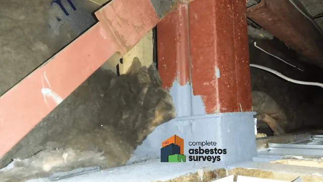 Encapsulation of Asbestos Insulating Board Columns