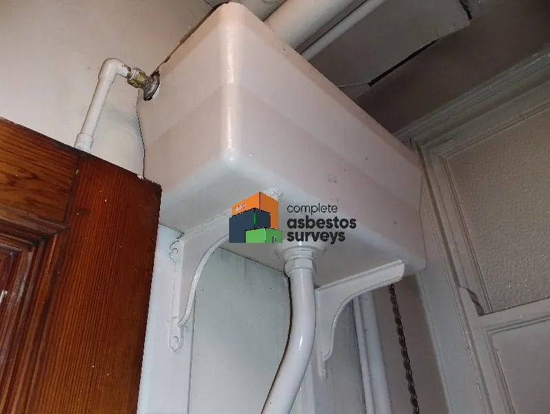 Asbestos Composite Toilet Cistern Painted