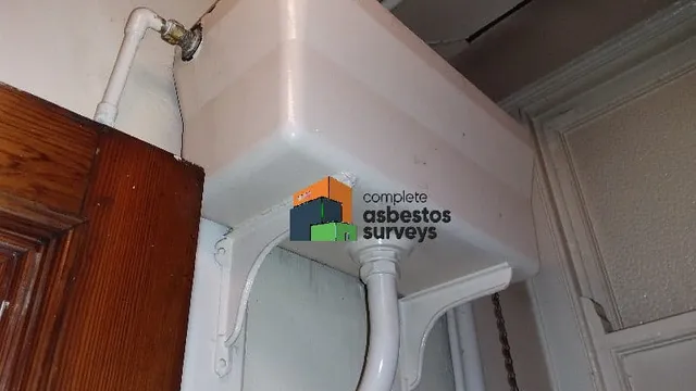 Asbestos Composite Toilet Cistern Painted