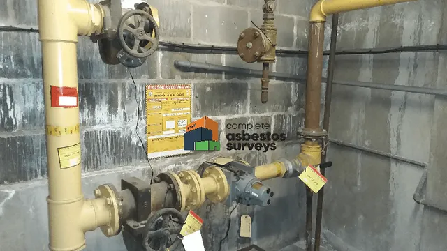 Asbestos Gaskets on Pipe Flanges