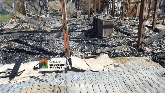 Asbestos Insulating Board Fire Damaged Panels