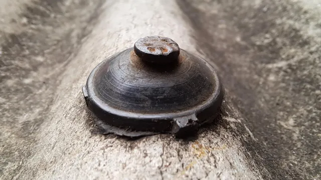 Asbestos garage roof fixing