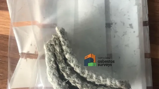Woven Asbestos in Sample Bag