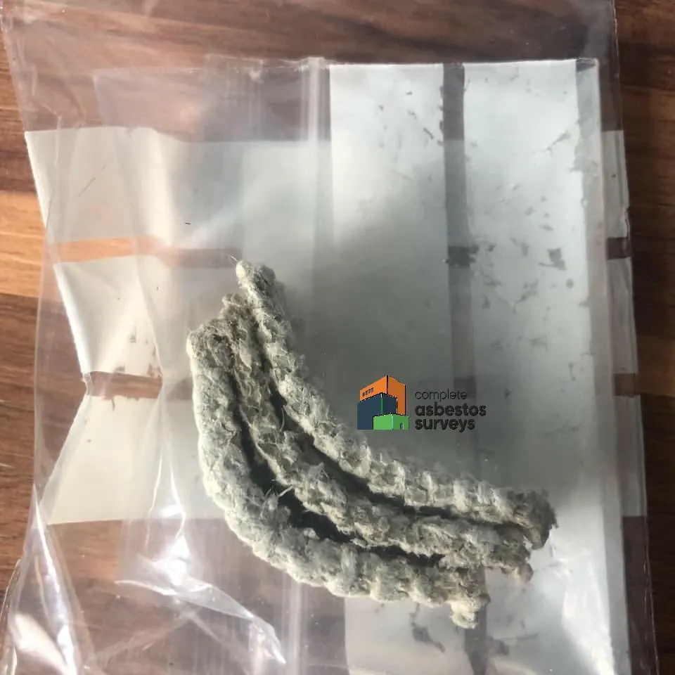 Woven Asbestos in Sample Bag