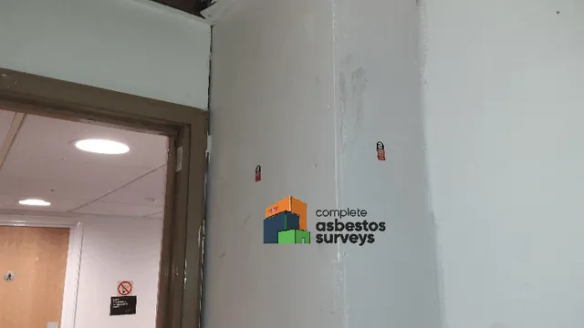 Asbestos Insulating Board Painted and Labelled
