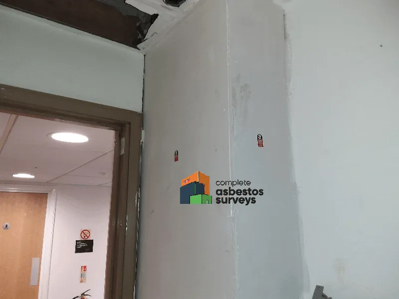 Asbestos Insulating Board Painted and Labelled