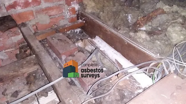 Asbestos Insulation From Pipe and Debris in Loft