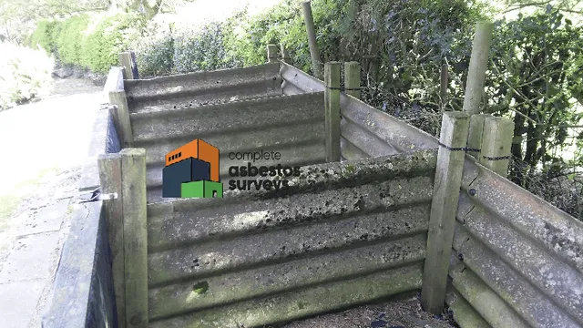 Asbestos Cement Used as Compost Heap
