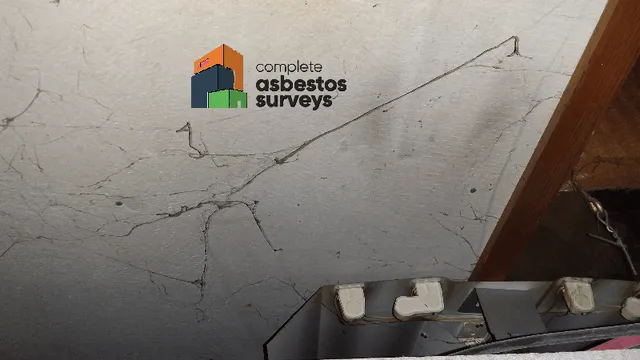 Asbestos Ceiling Above Bar Area