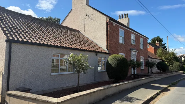 Large detached farmhouse in York where asbestos testing was carried out for a home buyer following suspected asbestos materials highlighted in a RICS survey.