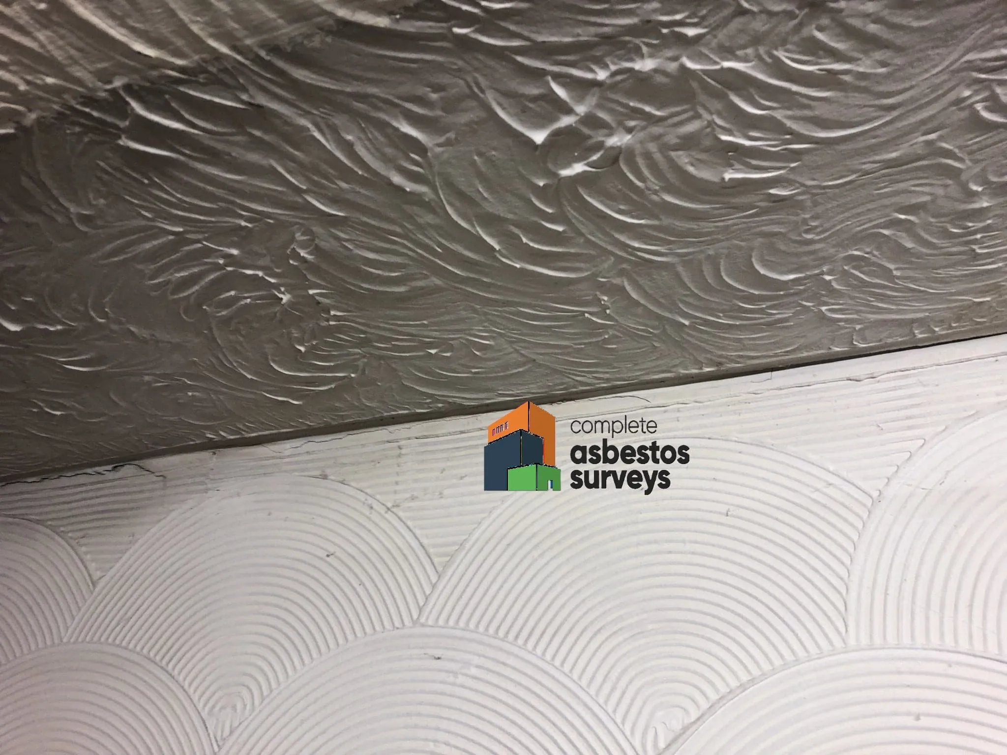 Walls and Ceiling Containing Textured Coating