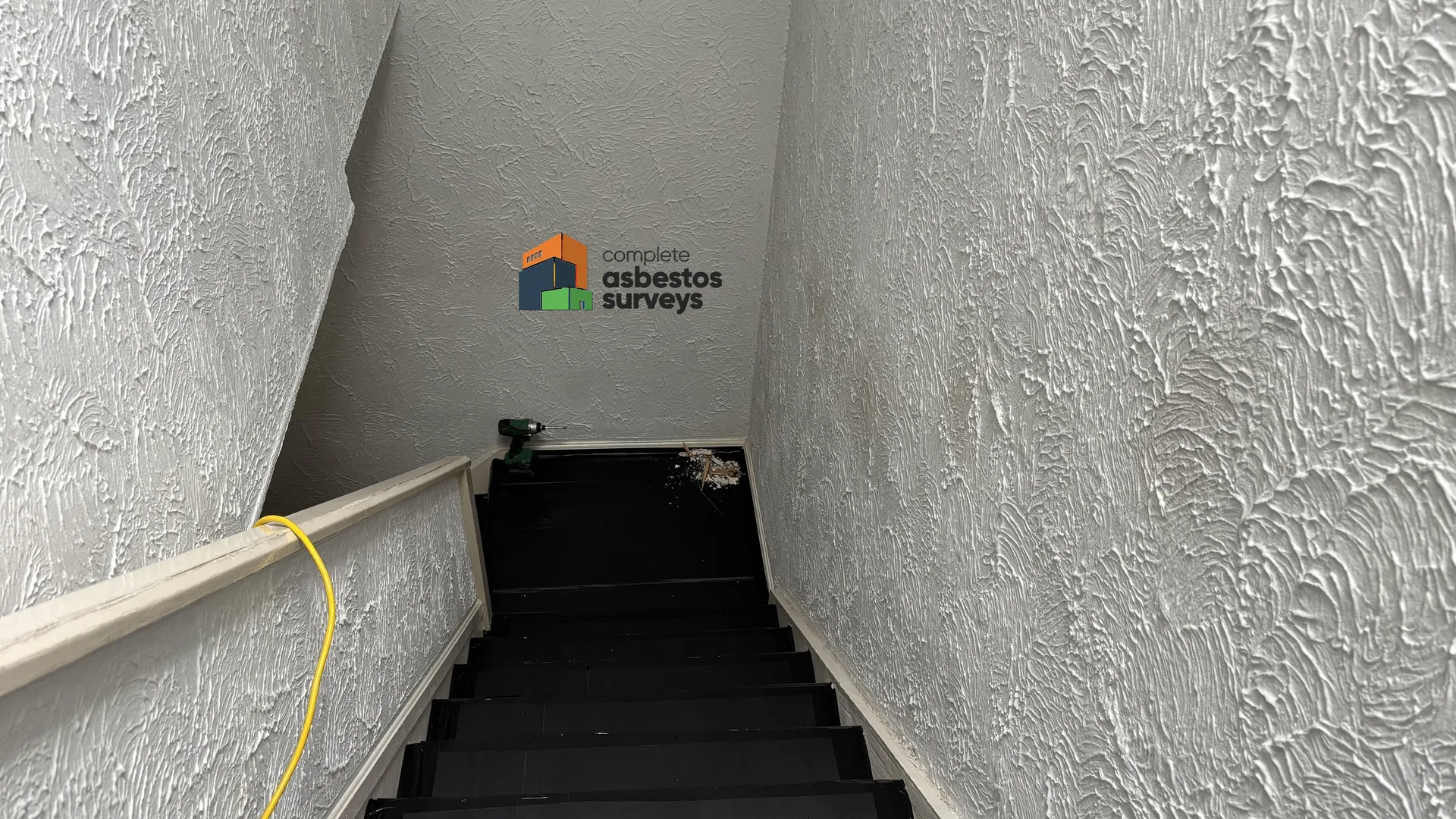 Artex Walls to Staircase of Domestic Property