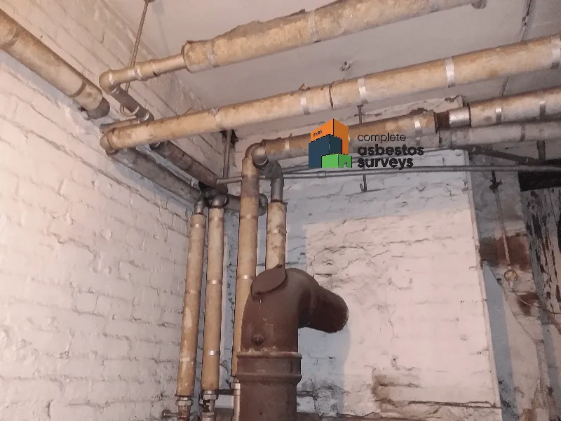 Asbestos Paper Underneath Pipe Insulation