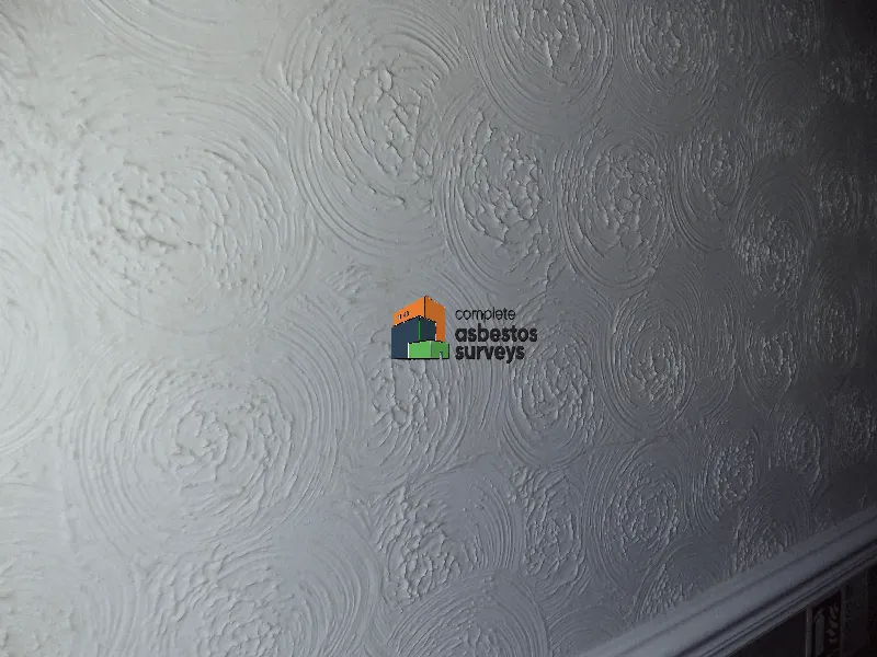 Asbestos Artex Walls in Old Building