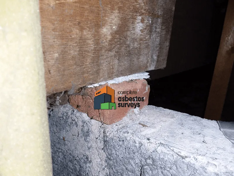 Asbestos Insulating Board Packer Within Loft