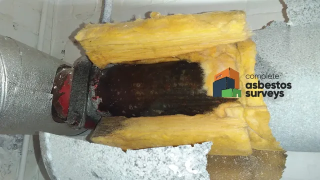 Asbestos Insulation Debris to Pipe Work