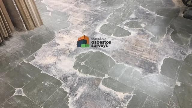 Damaged Asbestos Floor Tiles in Commerical Workshop