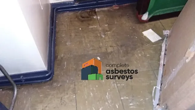Asbestos Containing Floor Tiles in Store Room of Domestic Property