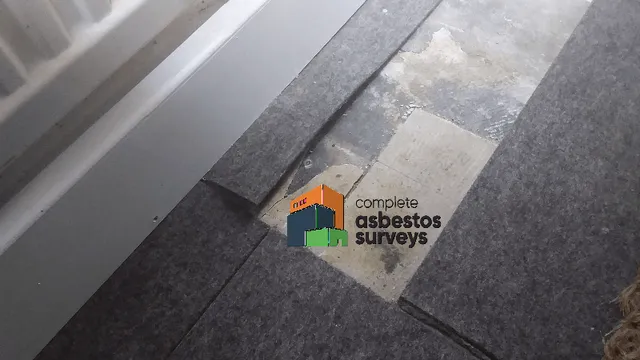 Floor Tiles Underneath Carpet Tiles in Church Building