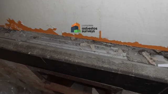 Asbestos Insulating Boards Behind Fire Place