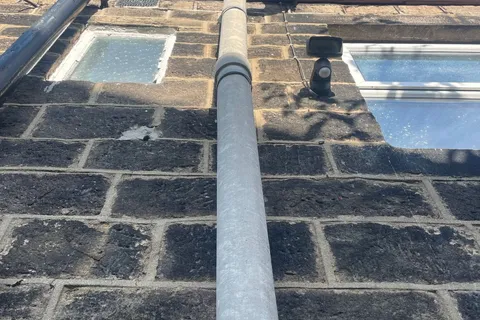 Full length asbestos cement flue pipe