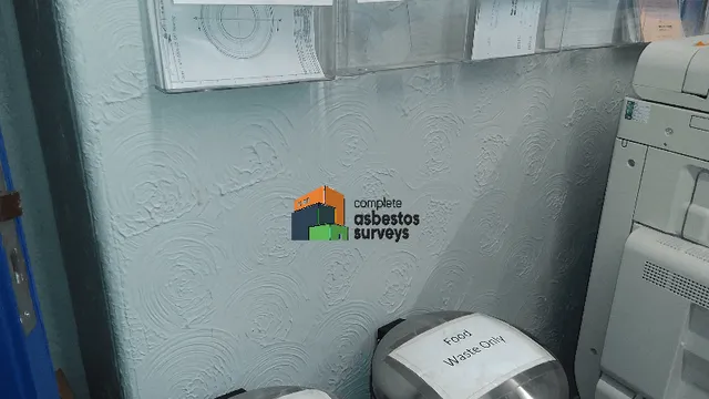 Asbestos Textured Coating in Offices
