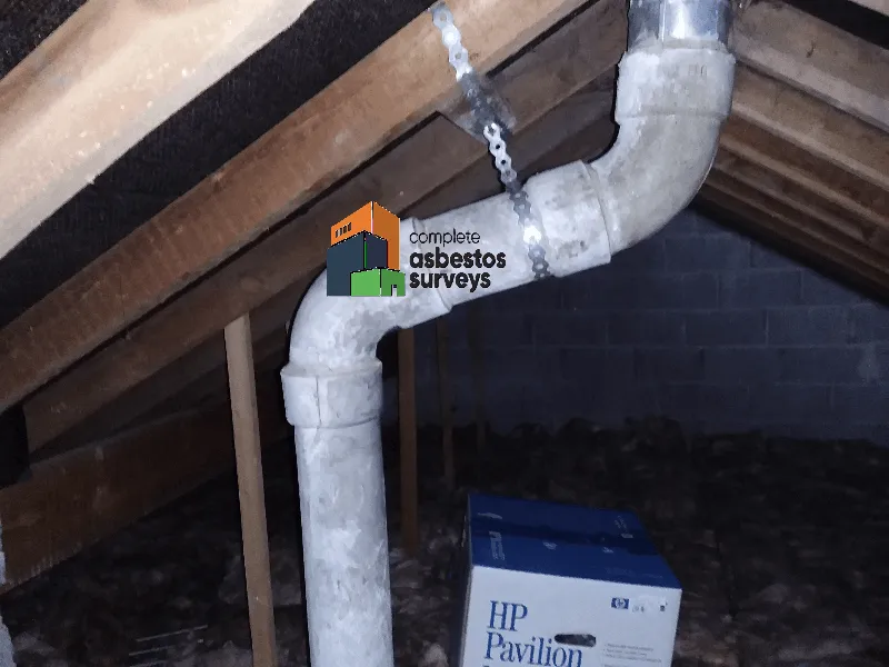 Asbestos Flue Pipe in Domestic Property