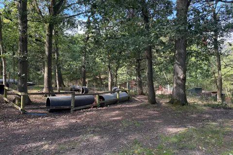 Woodland activity area at Bradley Wood Scout Camp