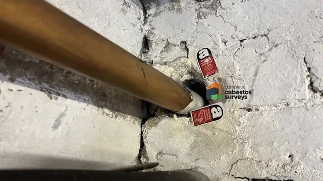 Asbestos Insulation Pipe Penetration Encapsulated