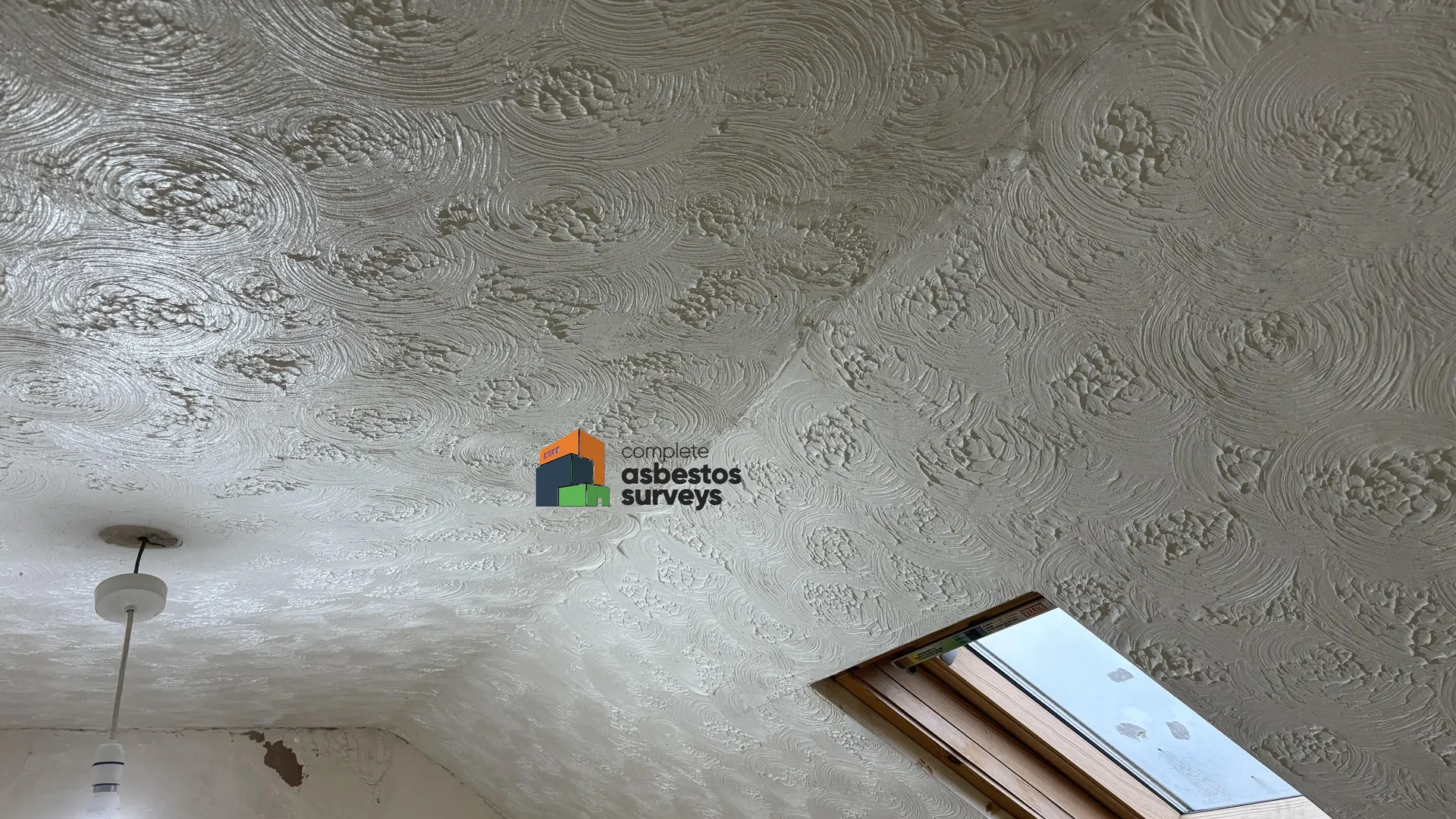 Textured Coating Ceiling in Loft Conversion of Domestic Property