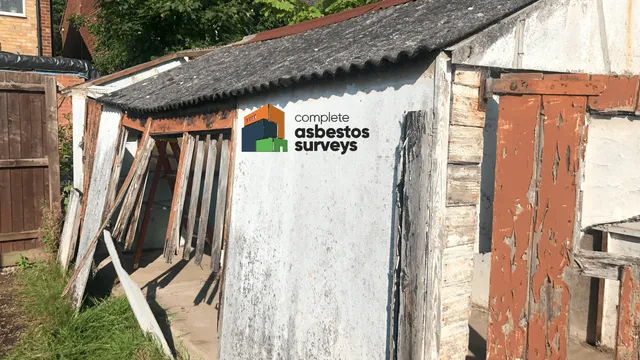 Asbestos Cement Garage Damaged
