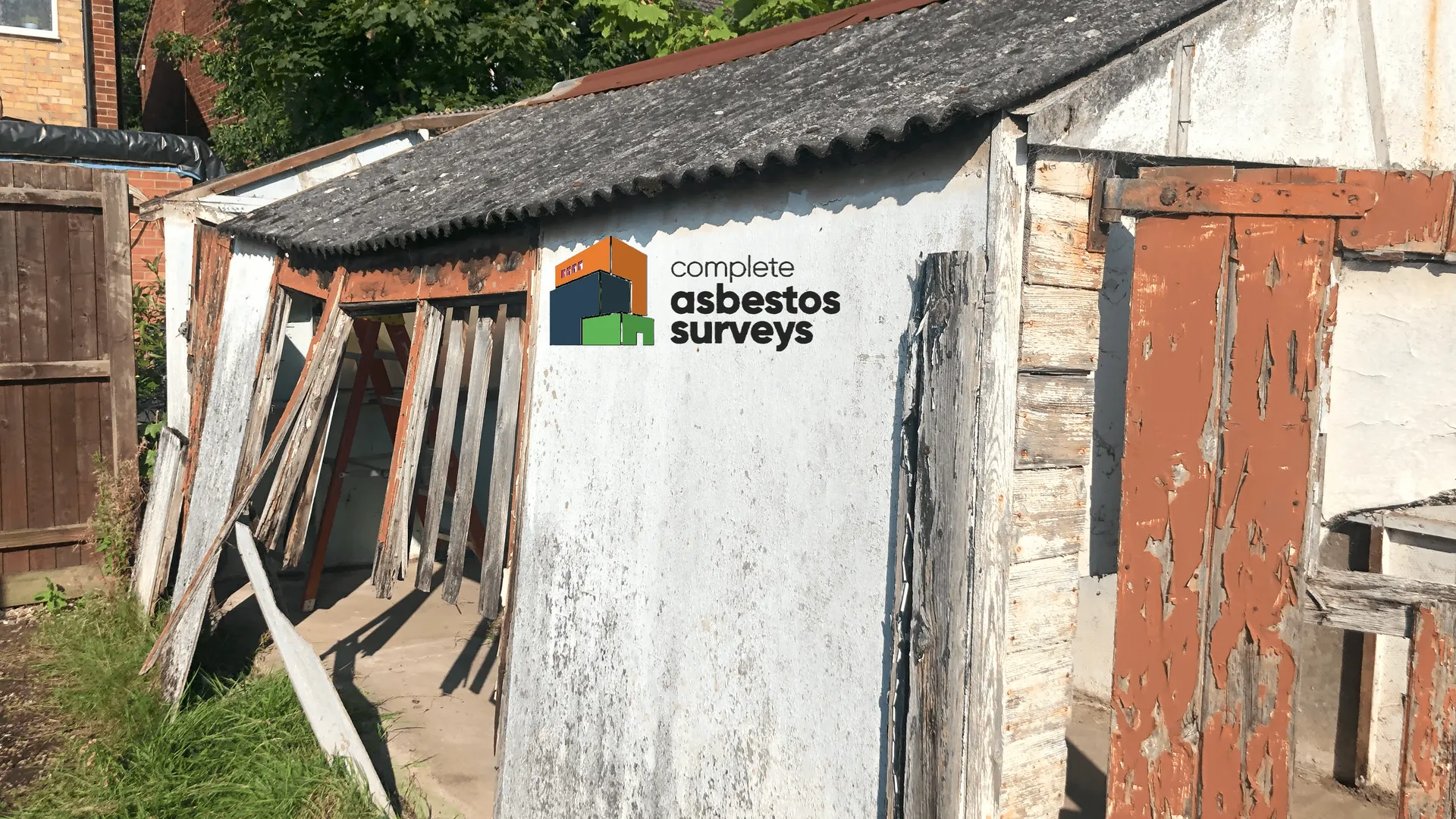 Asbestos Cement Garage Damaged