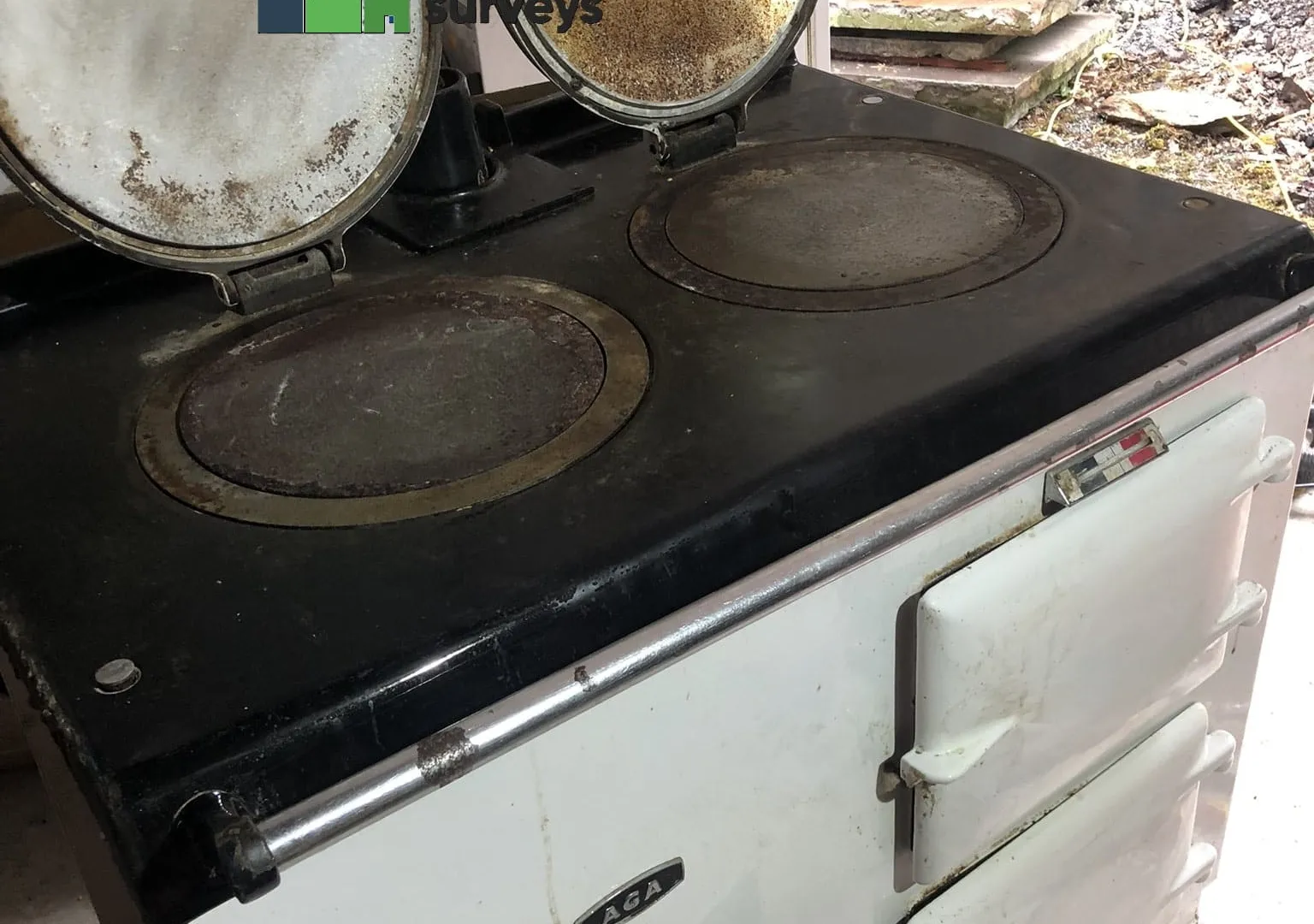 Asbestos Rope Seal to Aga Oven