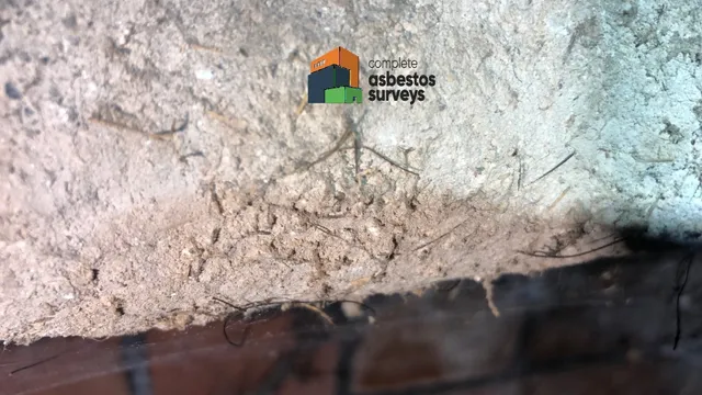 Close up of Asbestos Insulation to Pipe Work