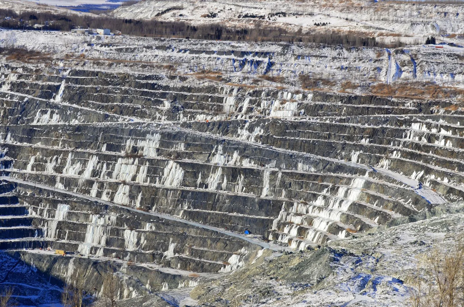 Asbestos mine in Russia