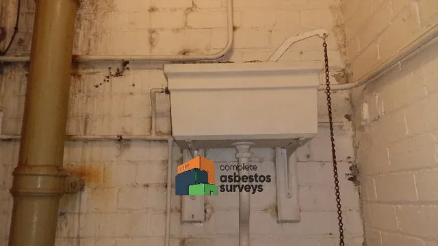 Old Asbestos Toilet  Cistern