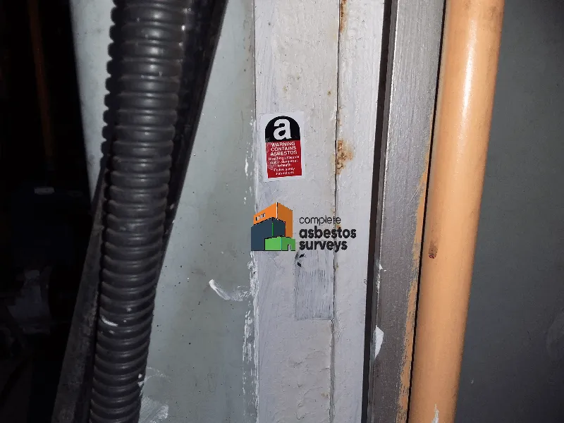 Encapsulated Asbestos Rope Seals to Boiler