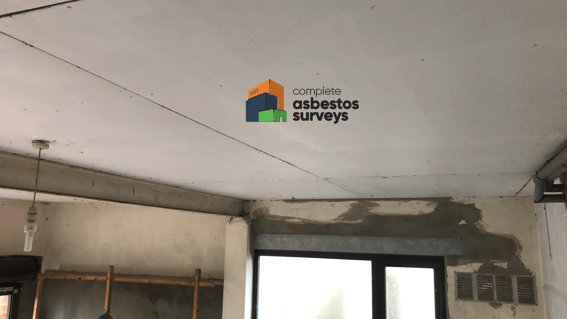 Asbestos Cement Ceilling Panels in Garage