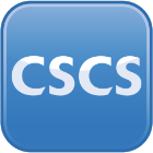 CSCS Logo as staff hold CSCS Cards